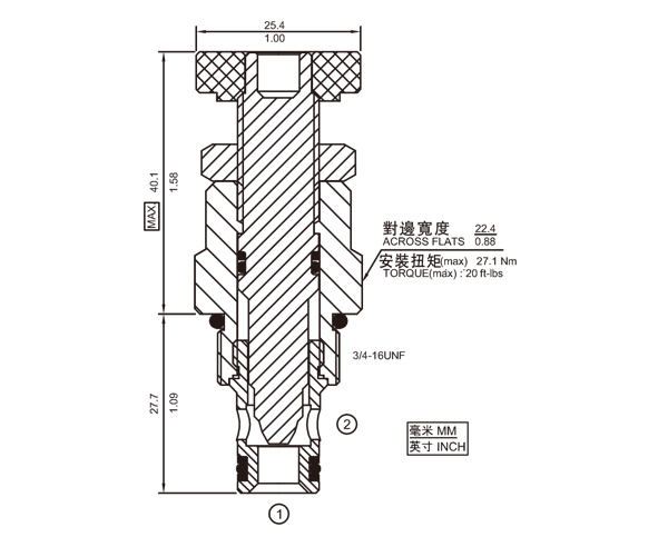 NV08-20 節(jié)流閥